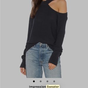 Revolve the fifth label cotton one shoulder sweater